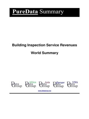 cover image of Building Inspection Service Revenues World Summary